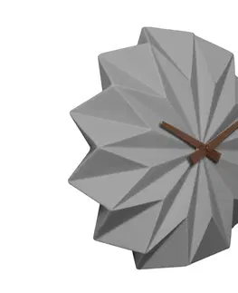 Hodiny Nástenné hodiny KA5531GY Karlsson, Origami, 27cm