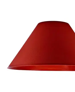 Lampy  Náhradné tienidlo E14 210x110 mm červená 