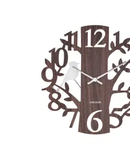 Hodiny Kyvadlové nástenné hodiny Woodpecker 5690DW Karlsson 40cm