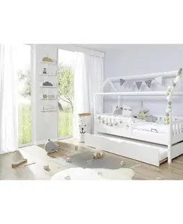 Atypické detské postele Detská Domčeková Posteľ Traumhaus