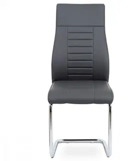 Jedálenské stoličky a kreslá Jedálenská stolička HC-955 Autronic Sivá