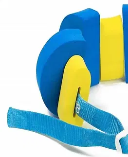 Zábava pri kúpaní Plavecký pás 1000 mm - modro-žltý