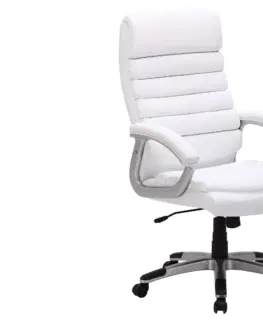 Kancelárske stoličky Signal Kancelárska stolička Q-087 biela