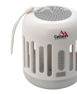 Svetlá a baterky Cattara Nabíjacie bluetooth svietidlo s lapačom hmyzu Music cage, 60 lm
