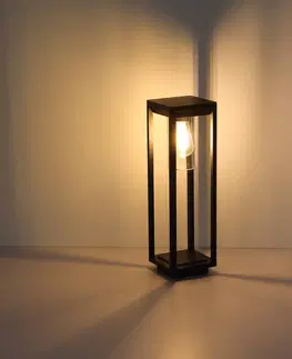 Vonkajšie stojanové svietidlá Globo Podstavcové svetlo Candela, 50 cm, bez senzora
