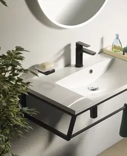 Kúpeľňa SAPHO - SKA konzola pod umývadlo/pod dosku, 900x200x460, čierna mat SKA203