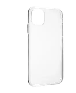 Puzdrá na mobilné telefóny FIXED TPU Skin Ultratenké gélové puzdro pre Apple iPhone 11, 0,6 mm, číre FIXTCS-428