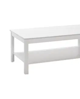 Konferenčné stoly Adore Furniture Konferenčný stolík 40x80 cm biela 