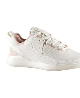 dámske tenisky Dámska tenisová obuv TS 130 OFF bielo-ružová