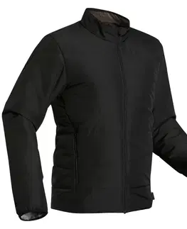 bundy a vesty Pánska syntetická prešívaná bunda na horskú turistiku MT50 do 0°C