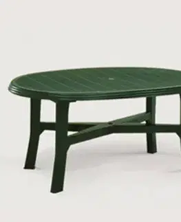 Záhradné stolíky Kinekus Stôl DANUBIO zelený