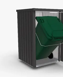 Úložné boxy Biohort Box na odpadkový kôš BIOHORT Alex 1 (tmavo sivá metalíza)
