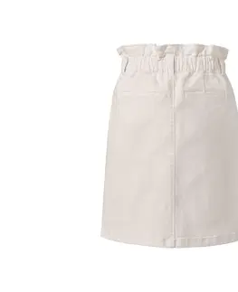 Skirts Džínsová sukňa s pásom v štýle paper bag
