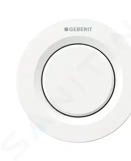Kúpeľňa GEBERIT - Splachovací systémy Oddialené ovládanie splachovania typ 01, alpská biela 116.041.11.1
