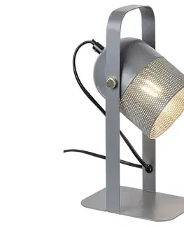 Lampy Rabalux Rabalux 5254 - Stolná lampa RONNIE 1xE14/25W/230V šedá 