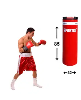 Boxovacie vrecia a hrušky Boxovacie vrece SportKO Classic MP4 32x85cm / 15kg červená
