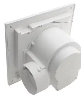 Domáce ventilátory SAPHO - TECTO stropný axiálny ventilátor s časovačom, 20W, potrubie 100, biela TC202
