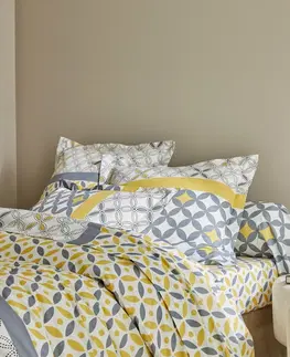 Bavlnené Bavlnená posteľná bielizeň Marlow s geometrickým vzorom, zn. Colombine, bavlna