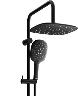 Sprchy a sprchové panely MEXEN/S - X22 čierna sprchový stĺp 798222291-70