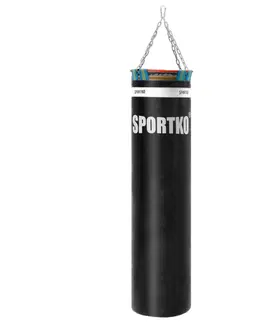 Boxovacie vrecia a hrušky Boxovacie vrece SportKO Elite MP00 35x130 cm čierna
