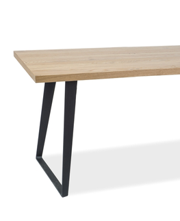 Jedálenské stoly FALKEN jedálenský stôl 150x90 cm, prírodná dýha
