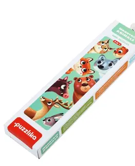 Hračky puzzle PUZZLIKA - 14798 Lesné zvieratká - náučné puzzle 8 zvieratiek - 16 dielikov