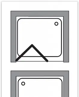 Sprchovacie kúty HOPA - Sprchové dvere DIANA - Farba rámu zásteny - Hliník biely, Rozmer A - 110 cm, Smer zatváranie - Univerzálny Ľavé / Pravé, Výplň - Polystyrol 2,2 mm (acrilico), Výška - 185 cm OLBSZ110