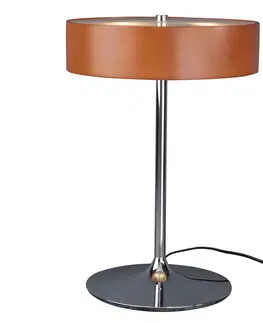 Stolové lampy Aluminor Malibu – stolná lampa s čerešňovým drevom