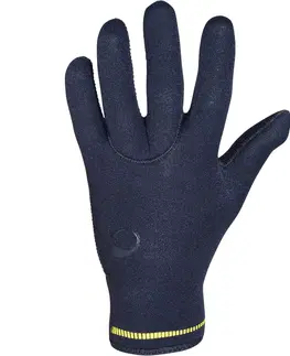 potápanie Potápačské neoprénové rukavice 3 mm čierne
