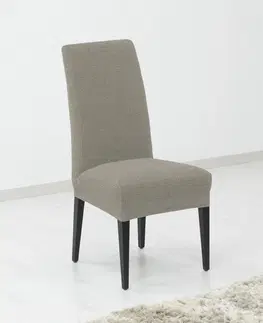 Stoličky Poťah elastický na celú stoličku, komplet 2 ks Denia, svetlosivá