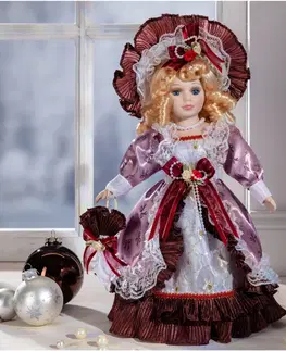 Drobné dekorácie a doplnky Porcelánová bábika "Maggie"