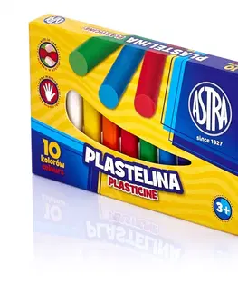 Hračky ASTRA - Plastelína základná 10 farieb, 83812902