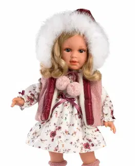 Hračky bábiky LLORENS - 54037 LUCIA - realistická bábika s mäkkým látkovým telom  - 40 cm