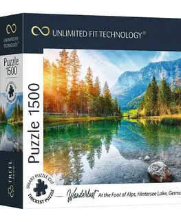 Hračky puzzle TREFL - Prime puzzle 1500 UFT - Potulky: Na úpätí Álp, jazero Hintersee, Nemecko