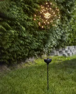 Solárne dekoračné osvetlenie STAR TRADING Solárne LED svietidlo Firework hrot do zeme 100 cm