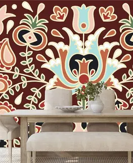 Vzorované tapety Tapeta ľudový ornament
