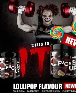 Práškové pumpy Fucked Up Joker - Swedish Supplements 300 g Strawberry