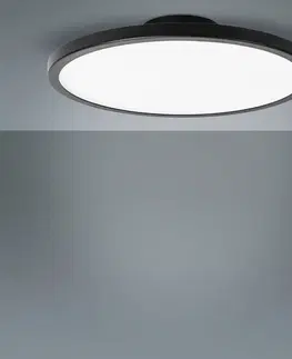 Stropné svietidlá LIGHTME LIGHTME LED stropné svietidlo Aqua Ø 30,2 cm čierne