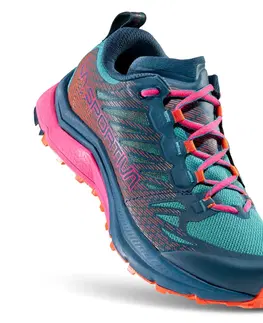 Dámska obuv Dámske trailové topánky  La Sportiva Jackal II Woman Hibiscus/Malibu Blue - 36,5