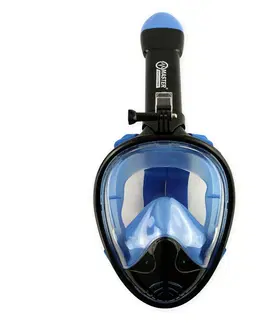 Potápačské masky MASTER celotvárová maska čierna - L-XL