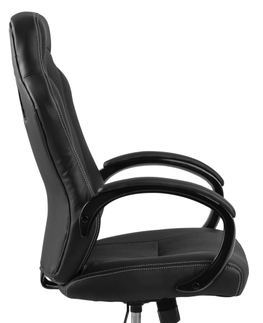Kancelárske stoličky Dkton Dizajnová kancelárska stolička Navy, šedá-čierna