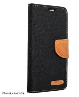 Puzdrá na mobilné telefóny Knižkové puzdro CANVAS pre Samsung Galaxy S22, čierna TEL135958