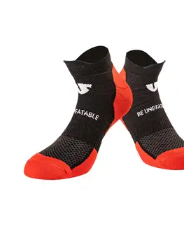Pánske ponožky Ponožky Undershield Comfy Short červená/čierna 35/38