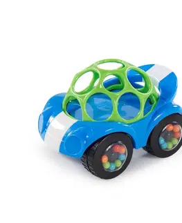 Hračky - autíčka OBALL - Hračka autíčko Rattle & Roll™, modré, 3m+