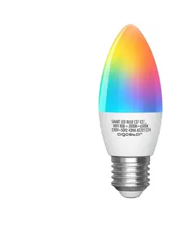 LED osvetlenie  B.V. LED RGBW Žiarovka C37 E27/5W/230V 3000-6500K Wi-Fi -  