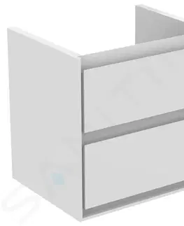 Kúpeľňa IDEAL STANDARD - Connect Air Umývadlová skrinka, 530x409x517 mm, lesklý biely/matný biely lak E1606B2