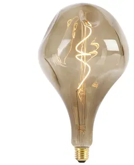 Ziarovky E27 stmievateľná LED lampa G168 bronzová 6W 150 lm 1800K