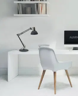 Stolové lampy na písací stôl Aluminor Aluminor Calypsa lampa na písací stôl, čierna