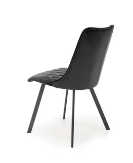 Jedálenské stoličky HALMAR K450 jedálenská stolička čierna