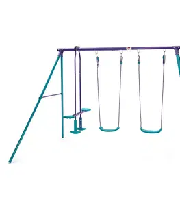 Hračky na záhradu PLUM PRODUCTS - Set troch hojdačiek s kovovou konštrukciou